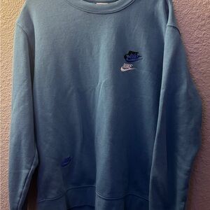 Nike Sportswear Essentials+ Crewneck Sweatshirt “Dutch Blue” Large
